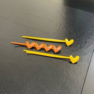 3/$35 | Handmade Heart Hair Pins Accessories (3pcs)